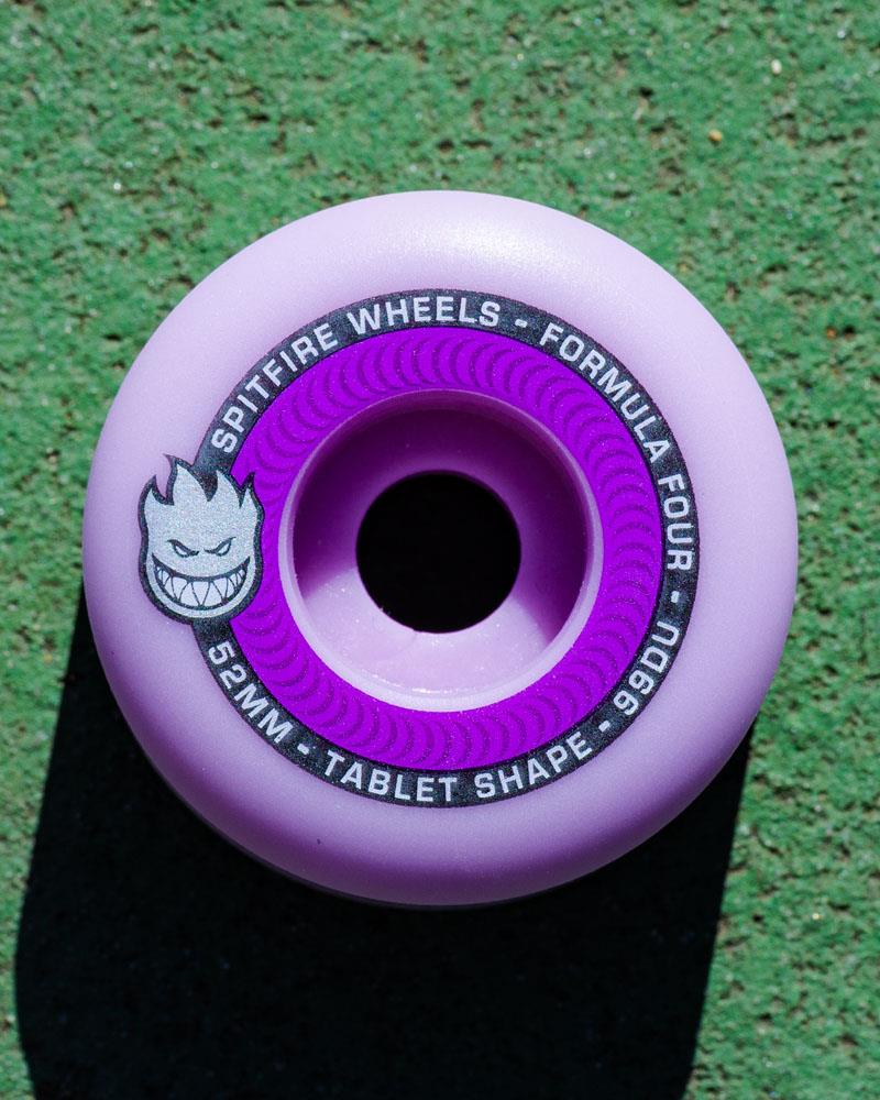 Spitfire Formula 4 Team Tablet Colors 52mm Skateboard Wheels Lavender 99a