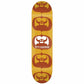 Toy Machine Matokie Brown Skateboard Deck 8.25"