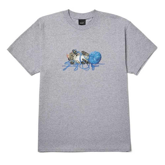 Huf Paws T-Shirt Heather Grey