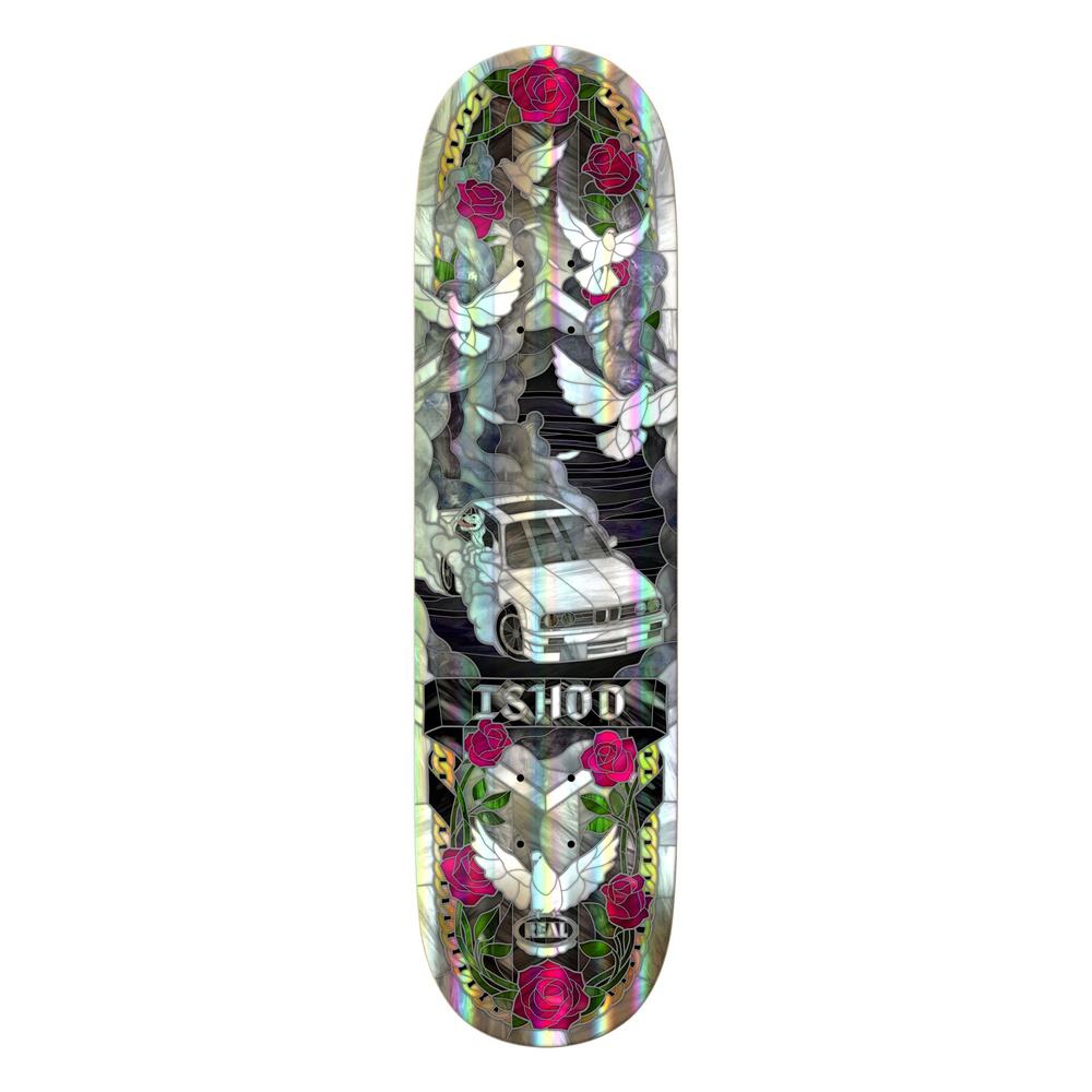 Real Ishod Holographic Cathedral II Skateboard Deck Holographic 8.3" Twin Tail