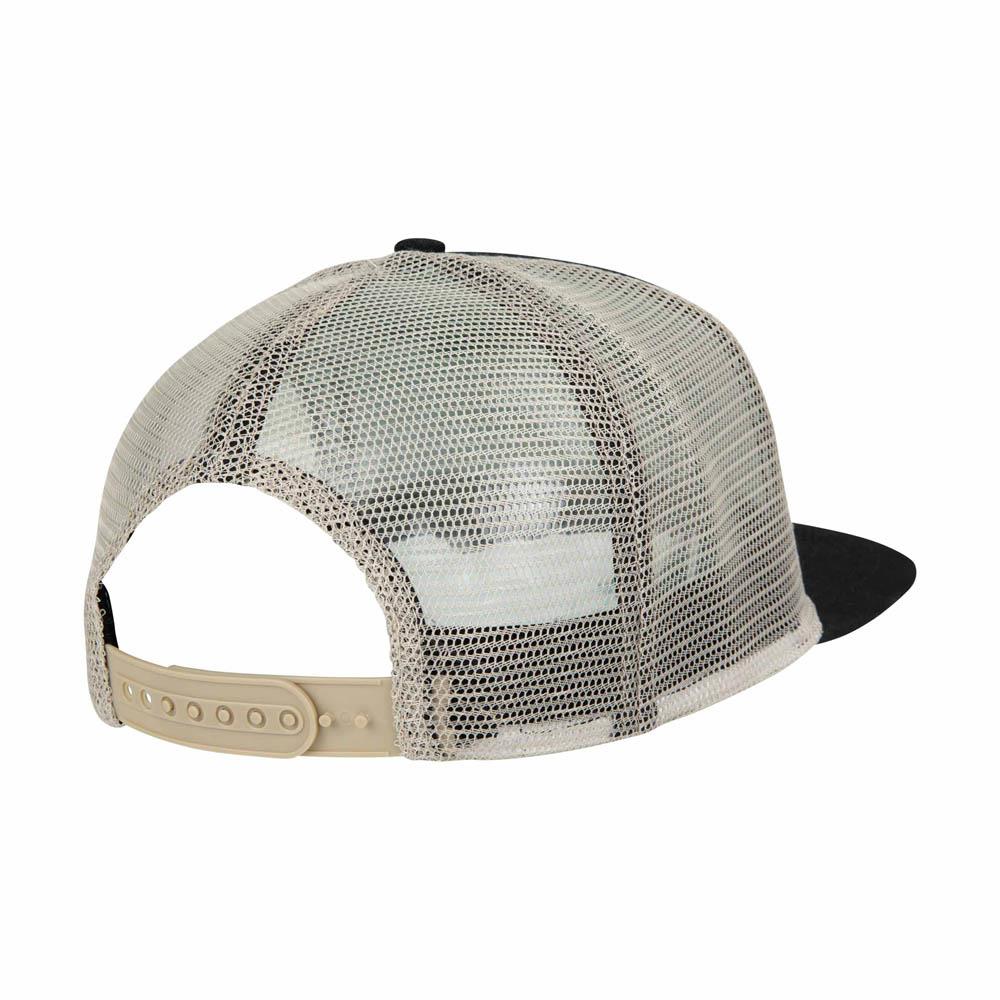 Santa Cruz Out Of Time Meshback Cap Black Stone Grey One Size