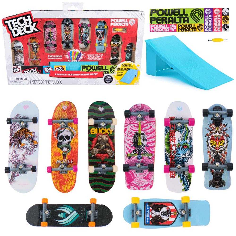 Tech Deck Powell Peralta Legends Sk8shop Bonus Pack 8 Fingerboards