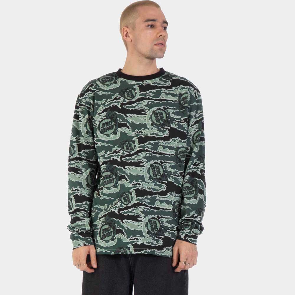 Santa Cruz Evan Long Sleeved T-Shirt Fuse Camo