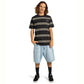 DC Shoe Co Portside Stripe Short Sleeve T-Shirt Black