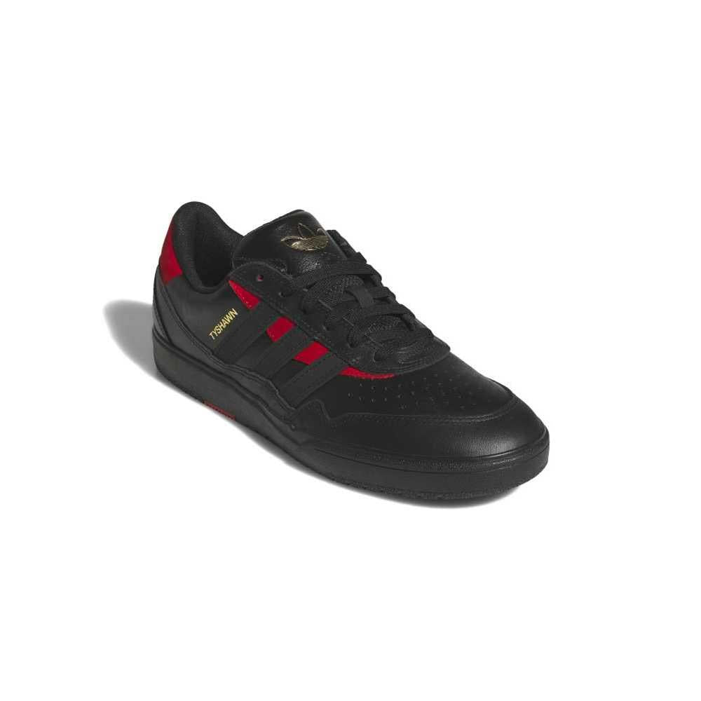 Adidas Skateboarding Tyshawn II Skate Shoes Core Black Black Better Scarlet