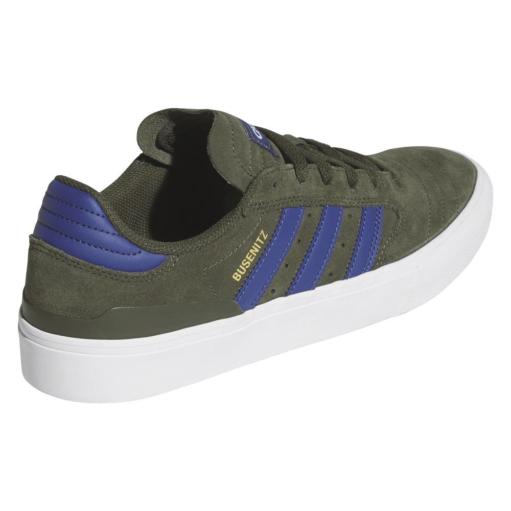 Adidas Skateboarding Busenitz Vulc II Skate Shoes Night Cargo Muted Purple Cloud White