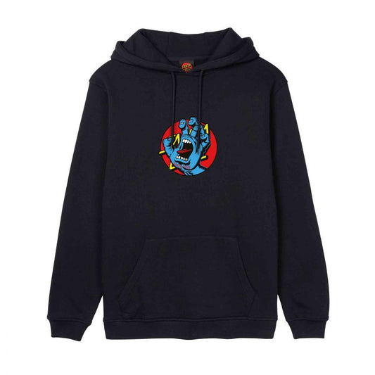 Santa Cruz Hooded Hand Dot Front Black Medium