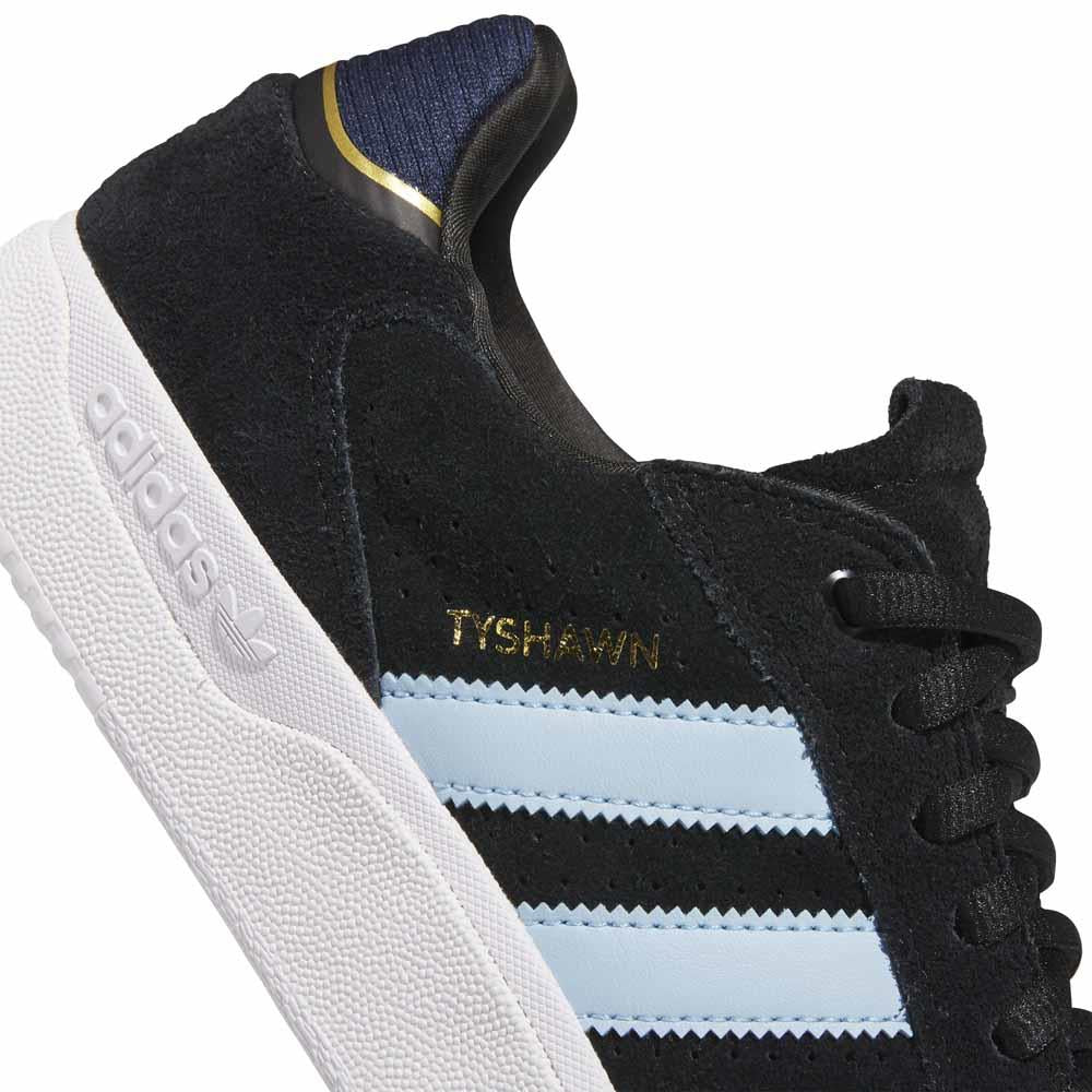 Adidas Skateboarding Tyshawn Low Core Black Clear Sky Colliegate Navy Skate Shoes