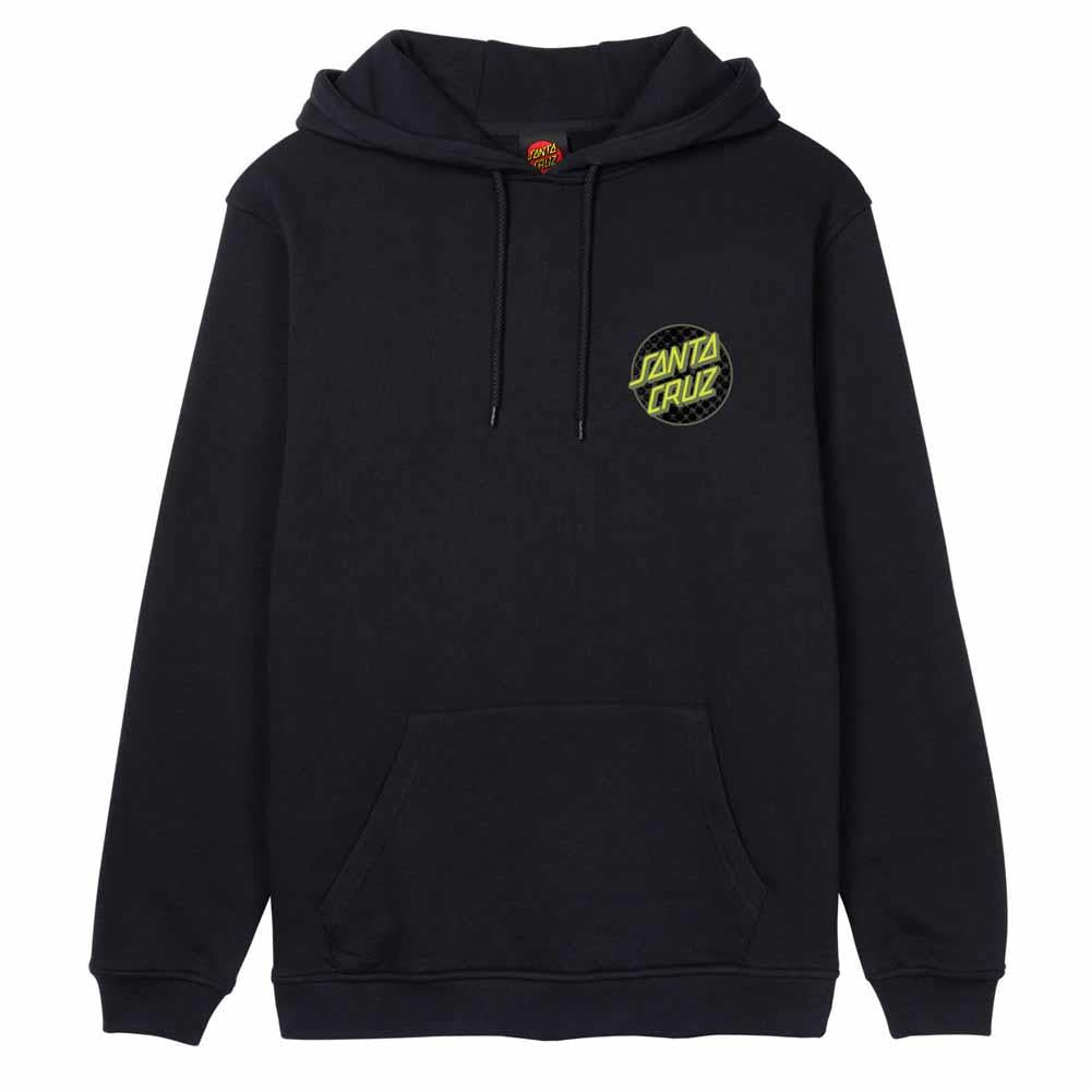 Santa Cruz Hooded Sweatshirt Meyer Freestyle Dot Black