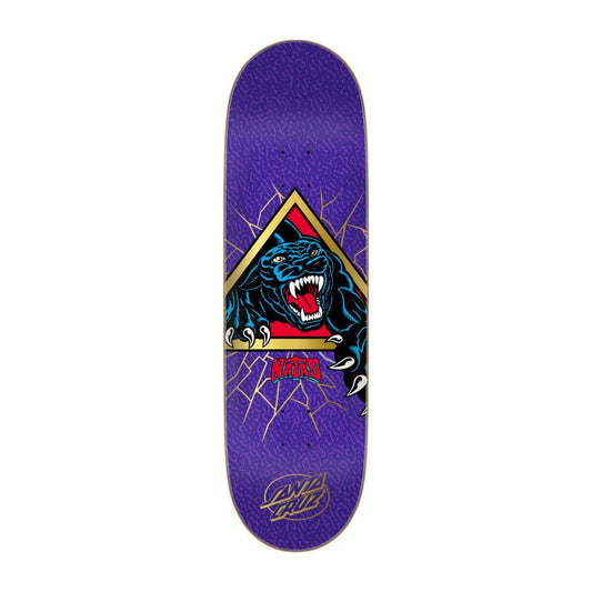Santa Cruz Natas Shattered Panther VX Purple Assorted Skateboard Deck 9"