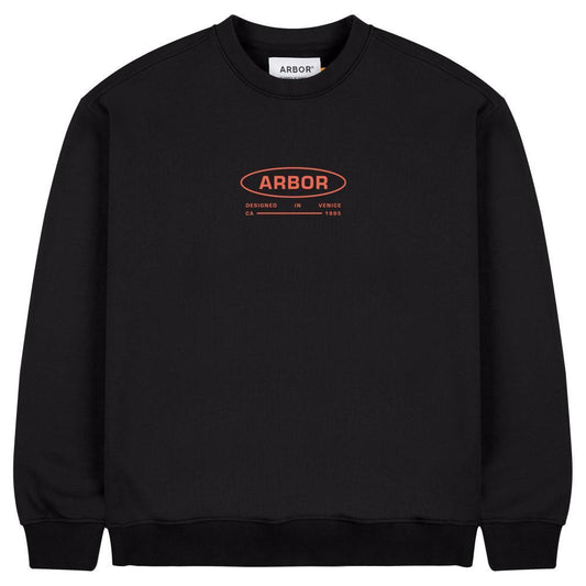 Arbor Skateboards Work Crewneck Sweatshirt Black