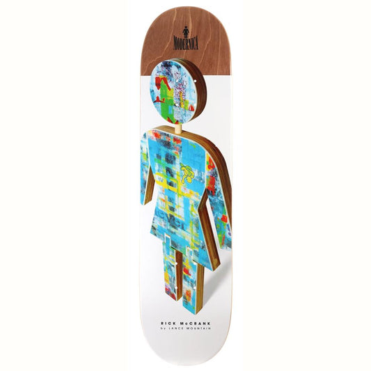 Girl Modernica X Lance Mountain Skateboard Deck Rick McCrank Twin Tip 8.25