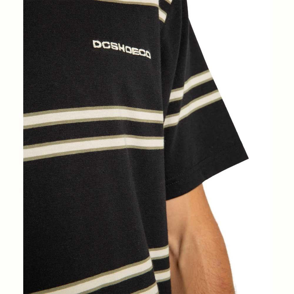 DC Shoe Co Portside Stripe Short Sleeve T-Shirt Black