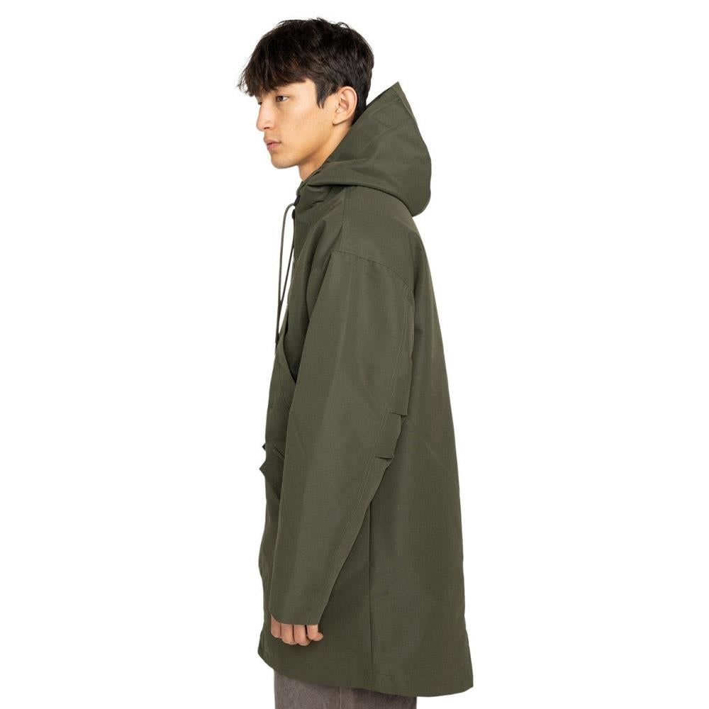 Element Fishtail Parker Jacket Forest Night Green
