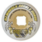 OJ Double Duro Skateboard Wheels Hardline 101a/95a White 53mm