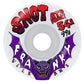 Snot Wheels Franky Villani Clear Skateboard Wheels Conical 54mm 99a