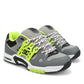 DC AT-2 Grey Black Lime Leather Skate Shoes
