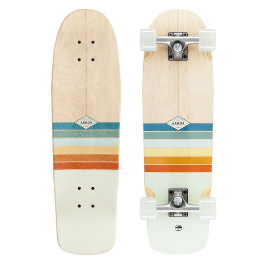 Arbor Cruiser Complete Skateboard Foundation Pilsner Multi 28.75"