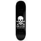 Death Black OG Skull Skateboard Deck 8.75"