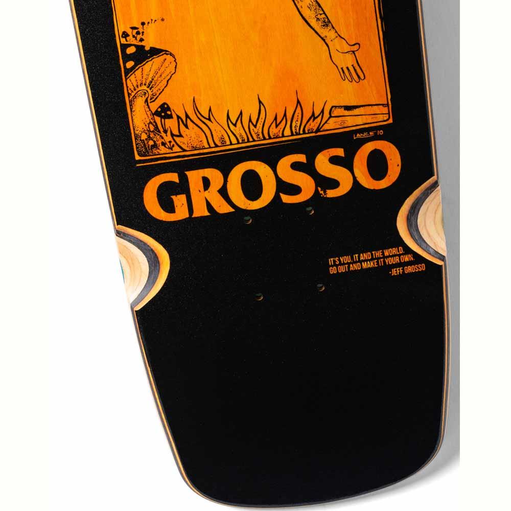 Anti Hero Skateboard Deck Skate Shop Day 25 Grosso Hand Plant Wheel Wells Pearl Black 9.25"