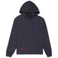 RVCA Dalas Snake Pullover Hooded Sweatshirt Garage Blue