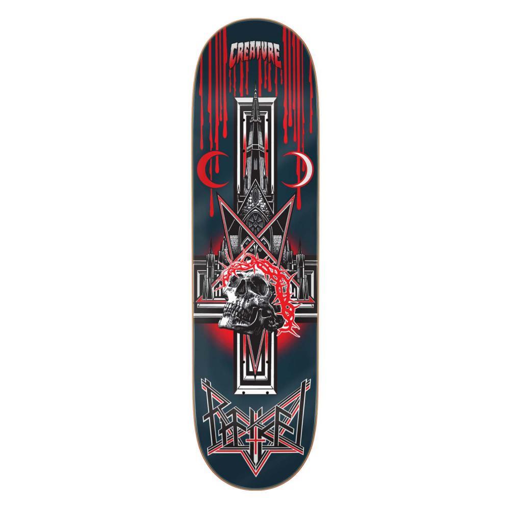 Creature Skateboard Skateboard Deck Baekkel Metal Xx Pro Red 8.51"