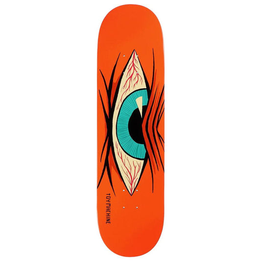 Toy Machine Mad Eye Skateboard Deck Orange 8"