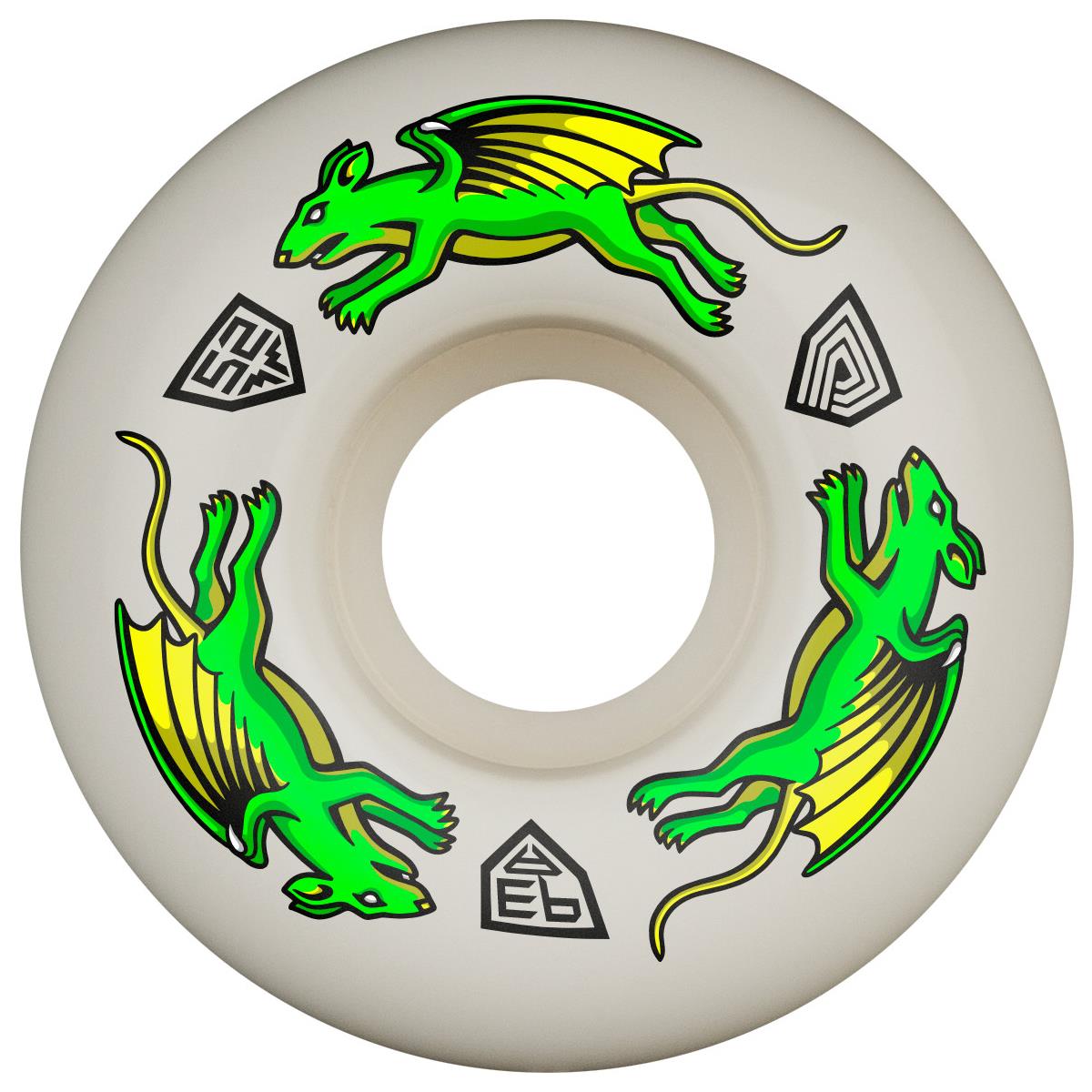 Powell Peralta Dragon Skateboard Wheels Formula Nano Rats 52mm x 30mm ...