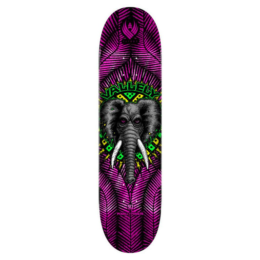 Powell Peralta Flight Mike Vallely Elephant Pink Foil Skateboard Deck 8.63"