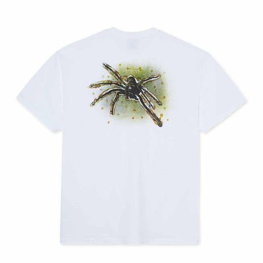 Polar Skateboards Green Spider T-Shirt White