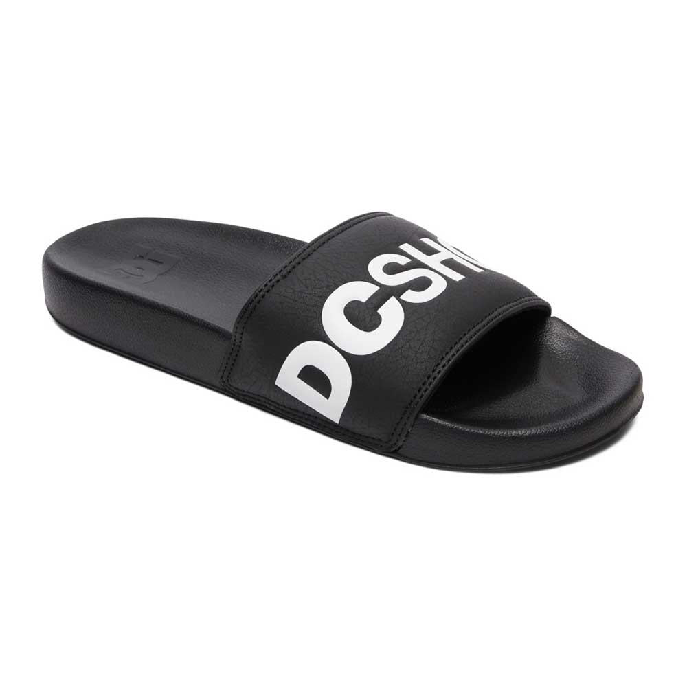 DC Shoe Co Slide Sandals Black White