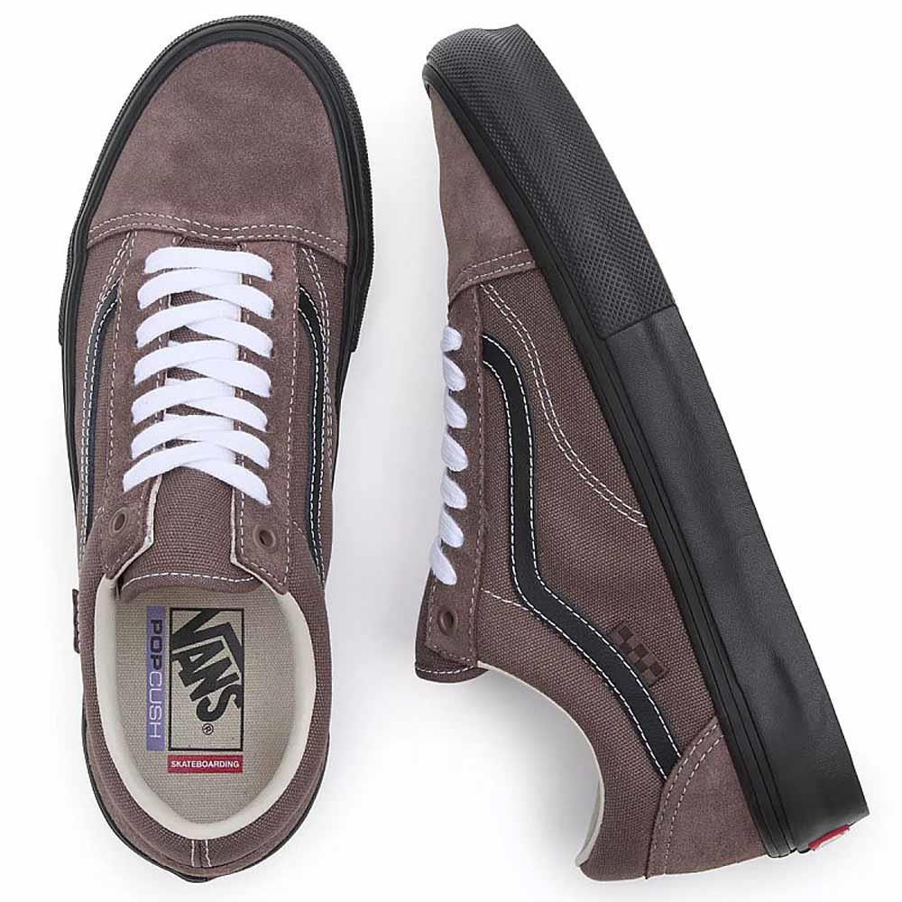 Vans Pro Skate Brown Vans Skate Old Skool Pro Taupe Skate Shoes