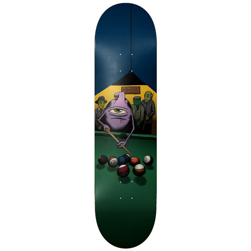 Toy Machine Skateboard Deck Myles Willard 'Hustler' 8.25"