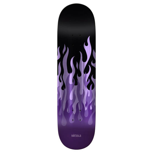 Real Pro Skateboard Deck Nicole Kitted Purple 8.06"