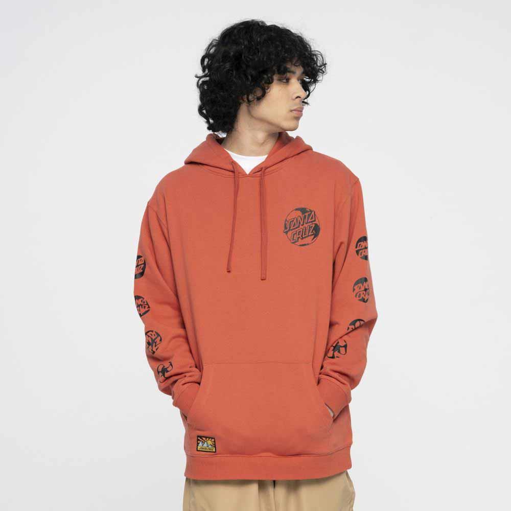 Santa Cruz Planet Dot Hooded Sweatshirt Rooibos