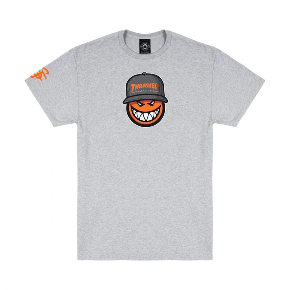Thrasher x Spitfire T-Shirt SF Loc Sport Grey