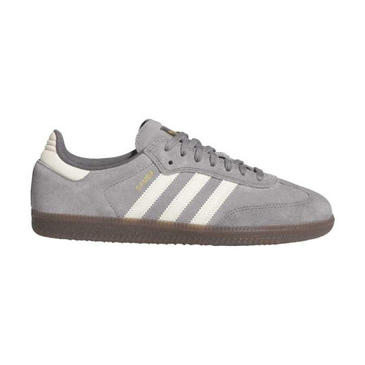Adidas Skateboarding Samba ADV Grey Four Cre White Grey Heather Skate Shoes