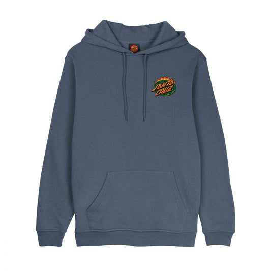 Santa Cruz Hooded Sweatshirt Kendall End Of The Dot Storm Grey