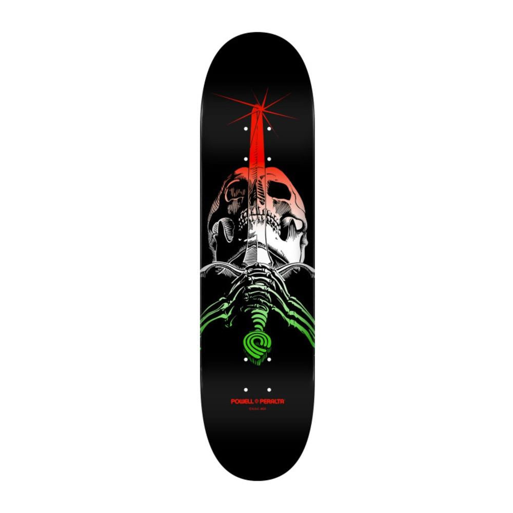 Powell Peralta Skull & Sword Green Fade Shape 243 Skateboard Deck 8.25"