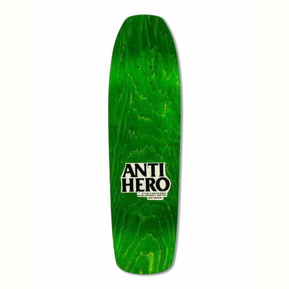 Anti Hero Skateboard Deck Skate Shop Day 25 Grosso Hand Plant Wheel Wells Pearl Black 9.25"