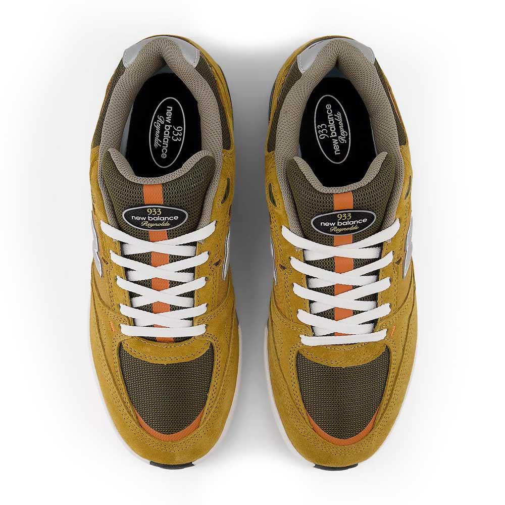 New Balance Numeric Andrew Reynolds 933 Camel Dark Brown Skate Shoes