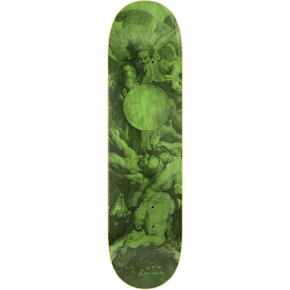 Zero Skateboard Deck Renaissance Kanaan Dern Orange 8.25"