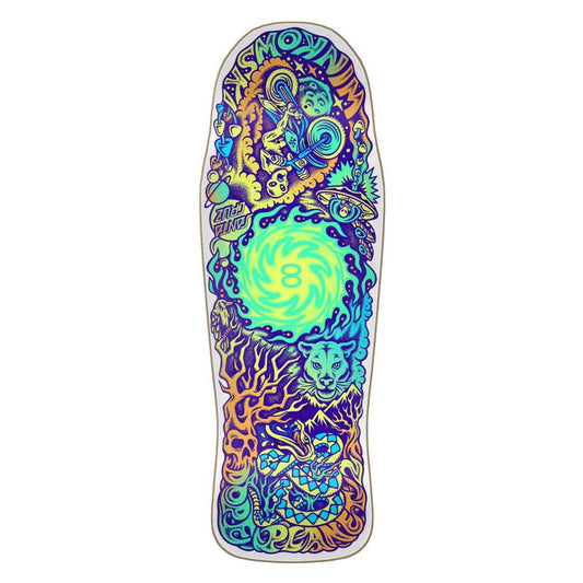 Santa Cruz VX Skateboard Deck Winkowski Dope Planet Shaped Multi 10.34"