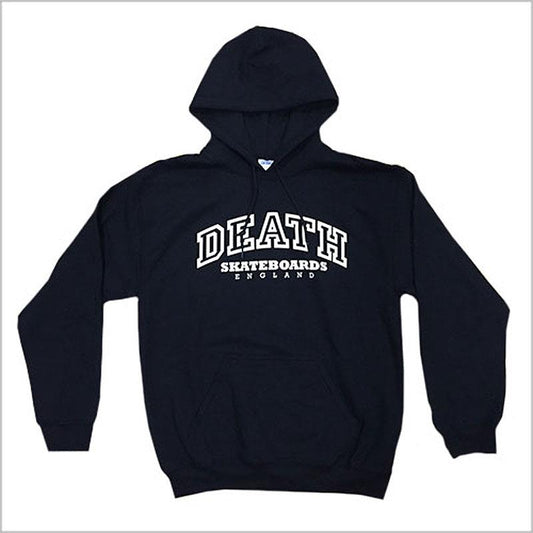 Death Skateboards College Hooded Sweatshirt Black