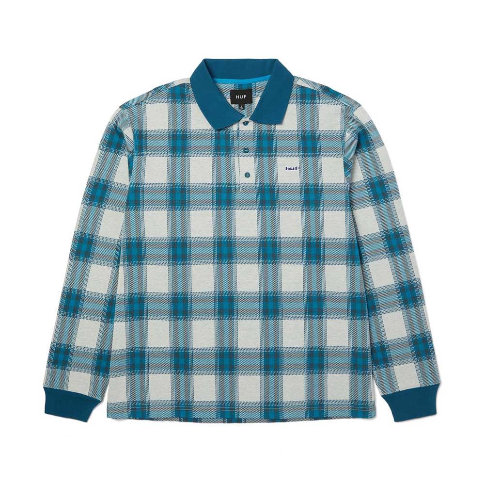 HUF Knit 89 Plaid Rugby Shirt Natural