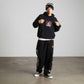 Huf Chaos Pullover Hooded Sweatshirt Black