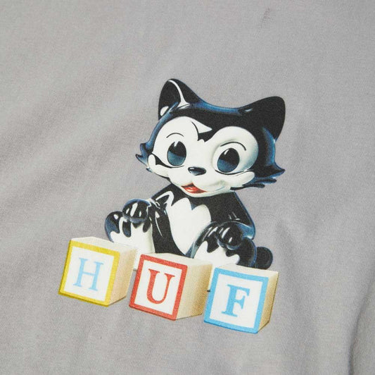 Huf Blocks T-Shirt Lilac Chalk