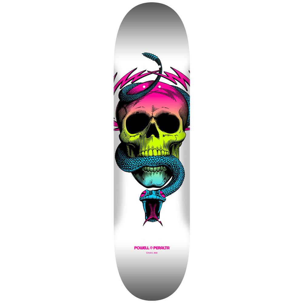 Powell Peralta McGill Lime Fade White Skateboard Deck 8.0"