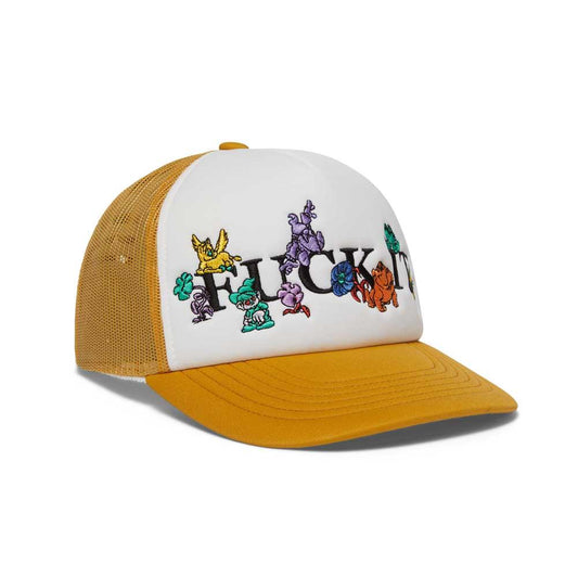 Huf Trip Trucker Hat Tarragon Yellow