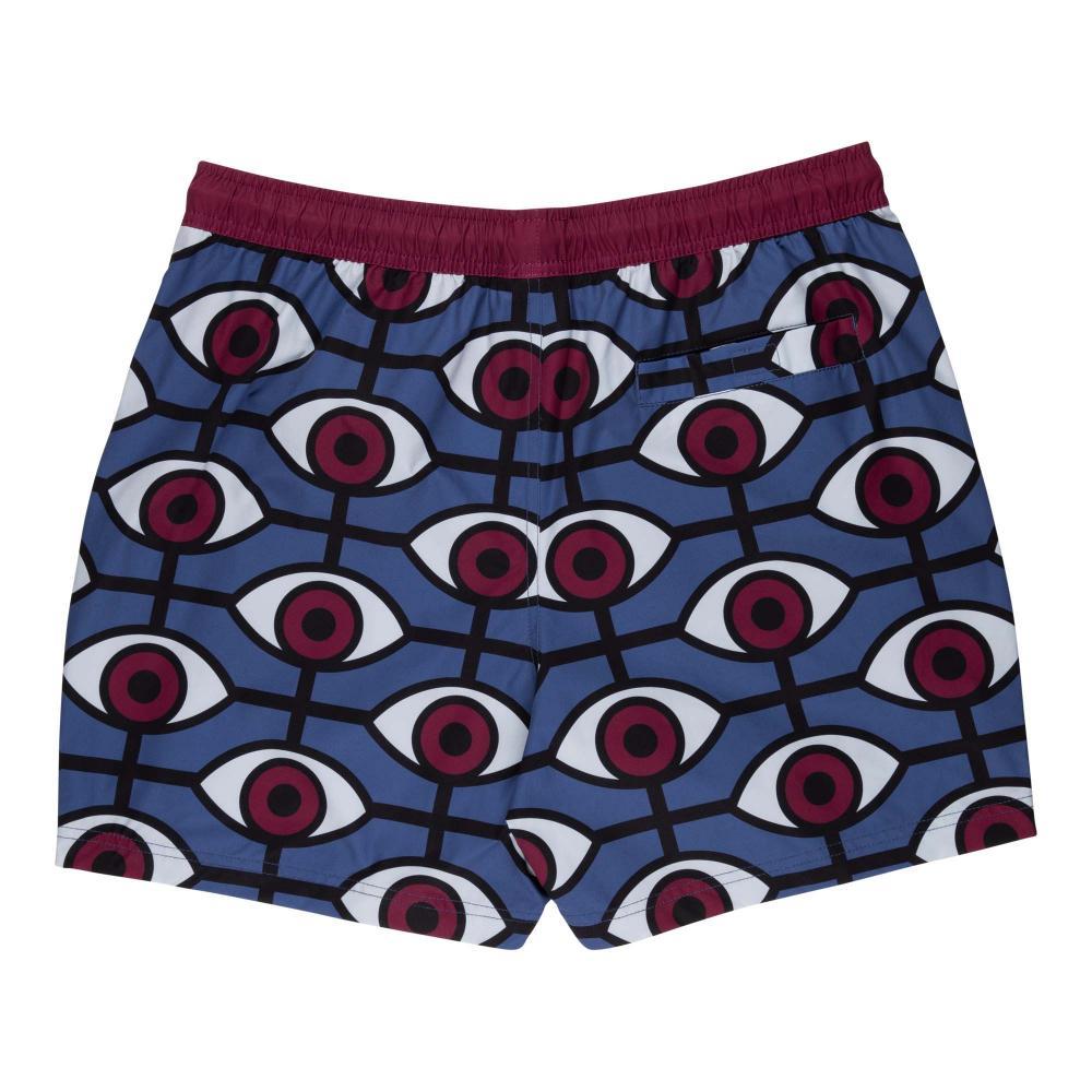 Santa Cruz Skateboards Swim shorts Salba Eyes Blue Red Multi
